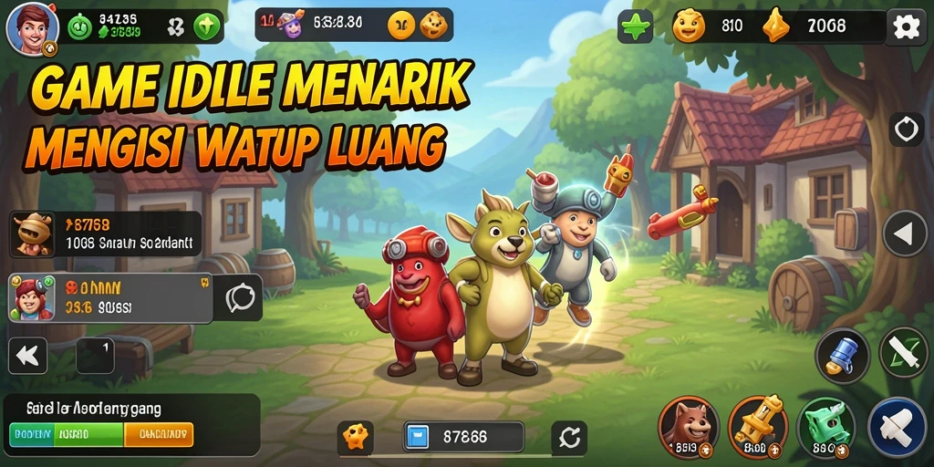 Tampilan gameplay 8768 menunjukkan manajemen sumber daya yang intuitif.