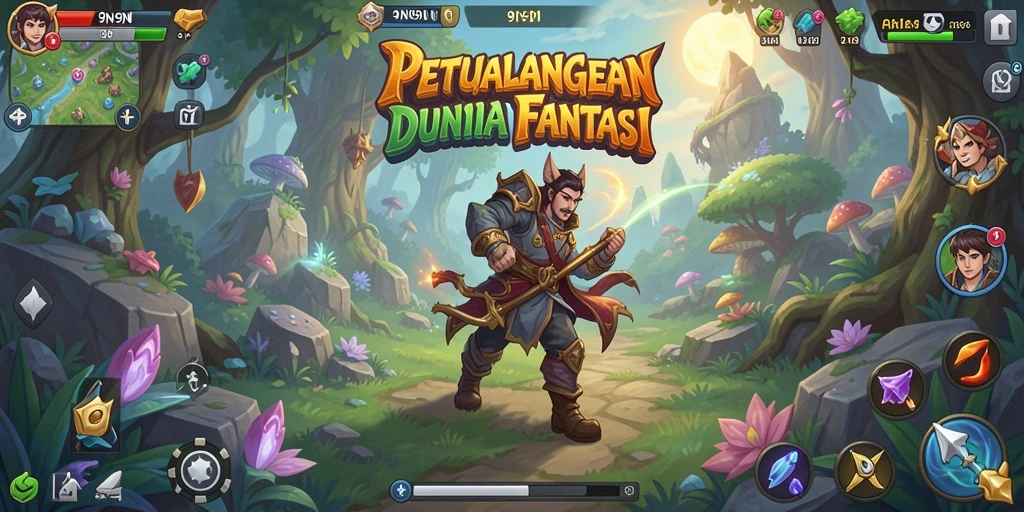 Tampilan gameplay 9N9N yang mengesankan dan penuh aksi.