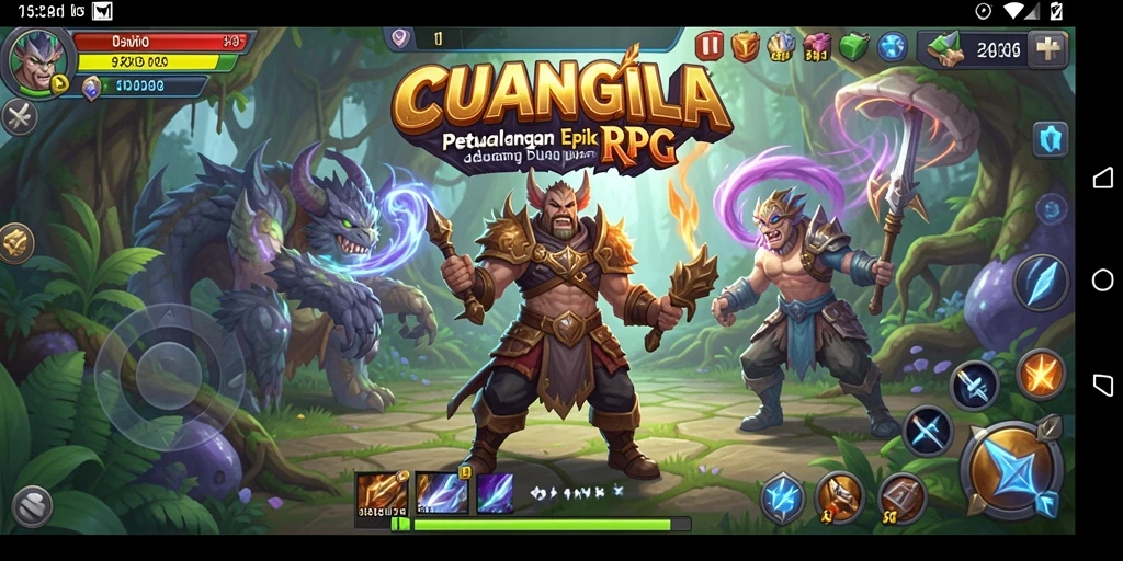 Tampilan gameplay menarik dari CUANGILA dalam petualangan RPG.