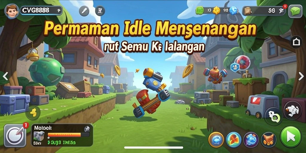 Tampilan gameplay CVG8888 yang menarik dan interaktif.