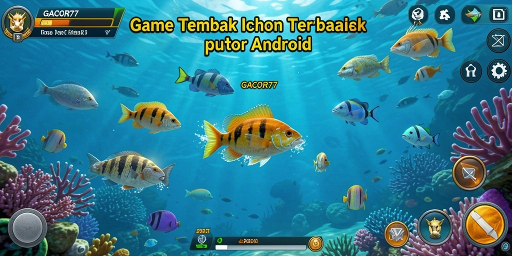 Gameplay seru GACOR77 menampilkan aksi tembak ikan.