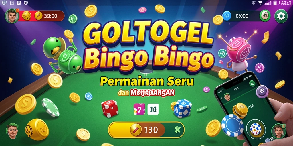 Screenshot game GOLTOGEL menampilkan pemain bersenang-senang saat bermain Bingo.