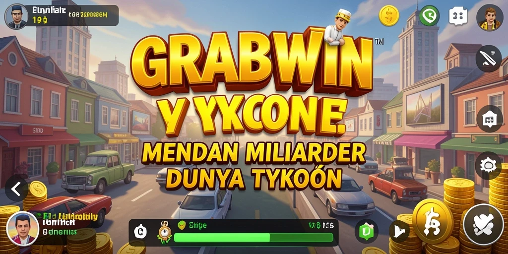 Tangkapan layar gameplay <strong>GRABWIN</strong> menunjukkan momen seru saat meraih kesuksesan bisnis.