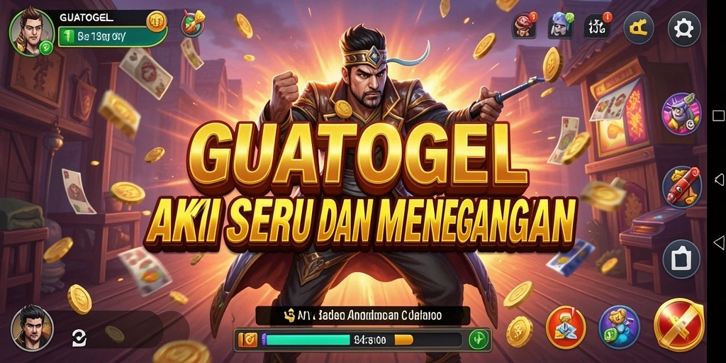 Screenshot GUATOGEL menampilkan aksi seru dalam pertempuran.