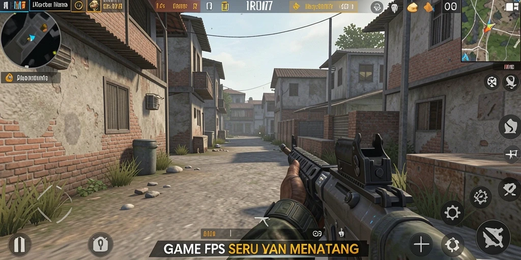 Screenshot gameplay JARUM77 menampilkan adegan pertempuran yang mendebarkan.