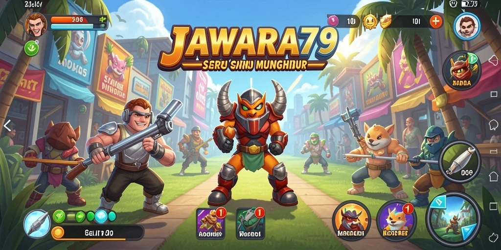 Screenshot gameplay JAWARA79 yang menampilkan aksi seru dan grafis menarik.