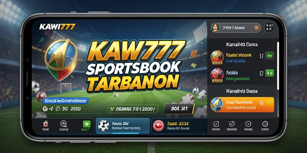 Tampilan menarik dari aplikasi KAWI777 saat bertaruh pada pertandingan.