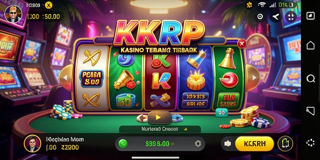 Tampilan permainan slot yang memikat di KKRP.