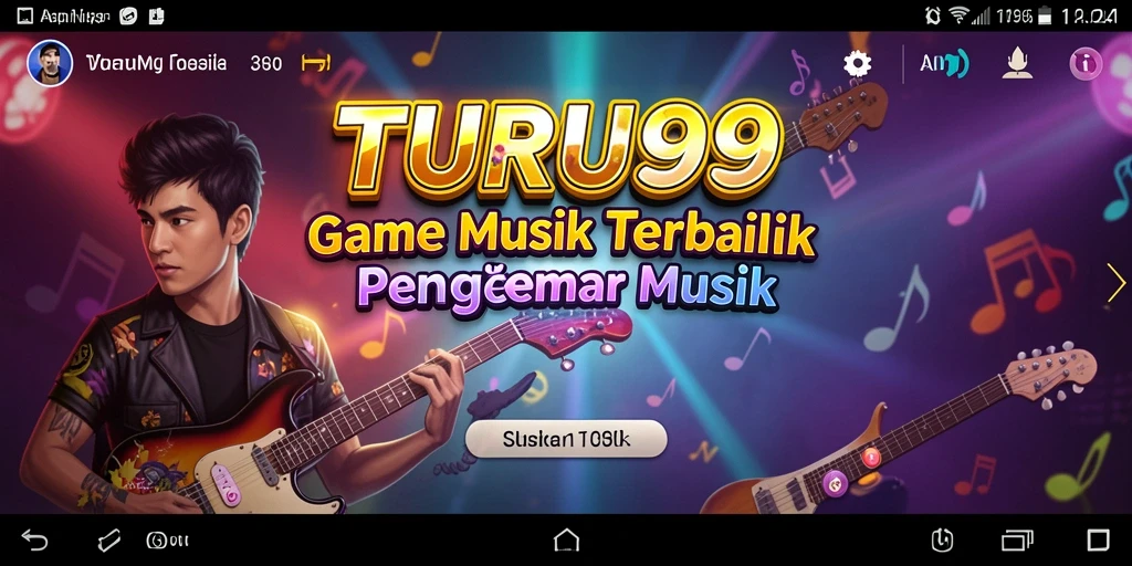 Tampilan gameplay TURU99 yang penuh warna dan interaktif.