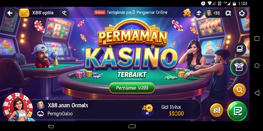 Tampilan menarik dan gameplay seru di X88.
